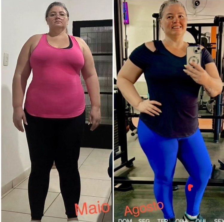 Transformação de cliente — antes e depois