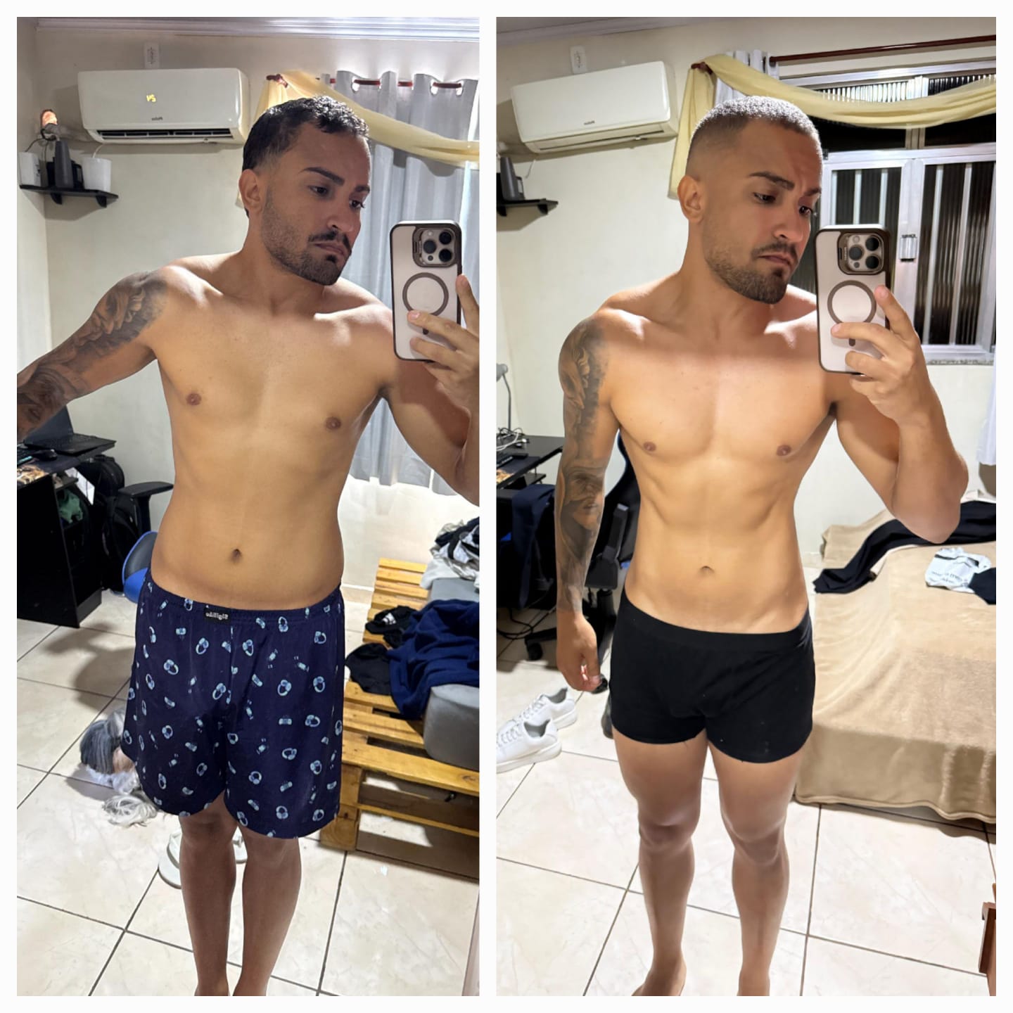 Client transformation — before and after